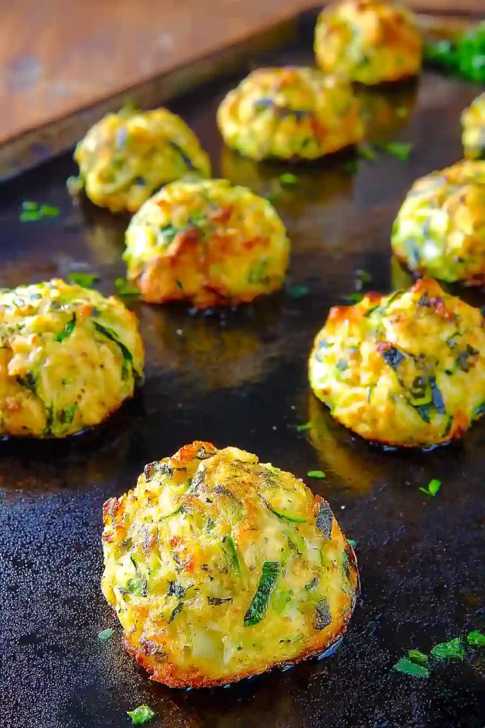 Zucchini Garlic Bites
