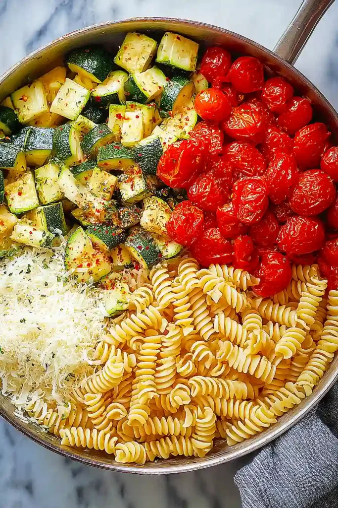 tomato zucchini pasta