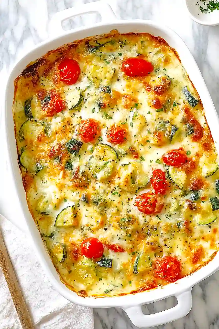 baked zucchini and cheese