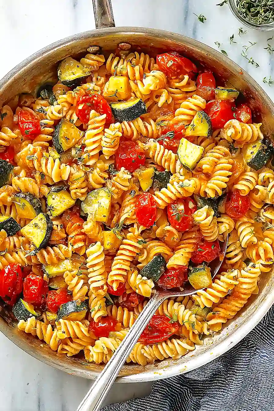 tomato zucchini pasta