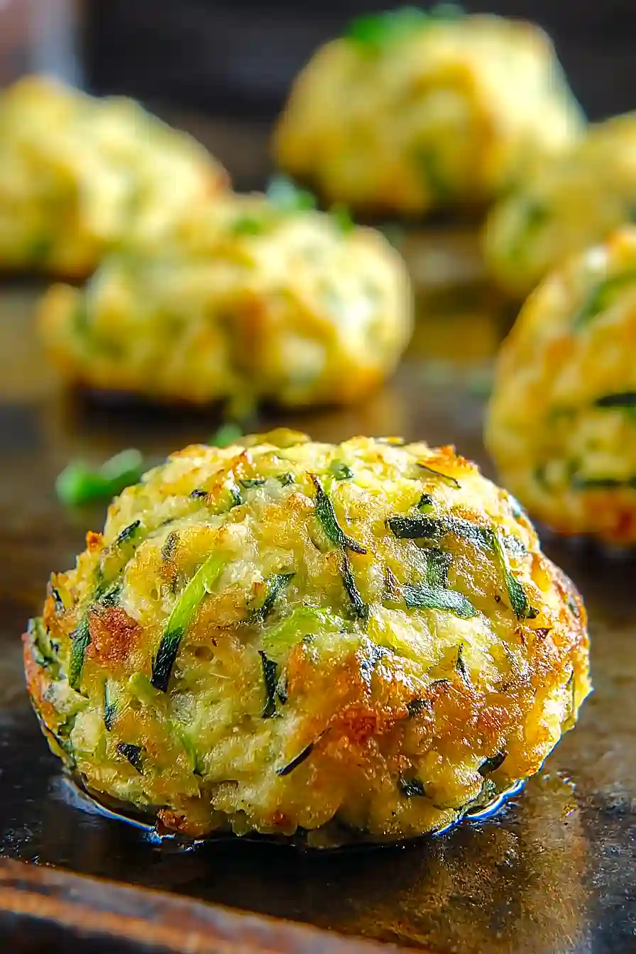 Zucchini Garlic Bites