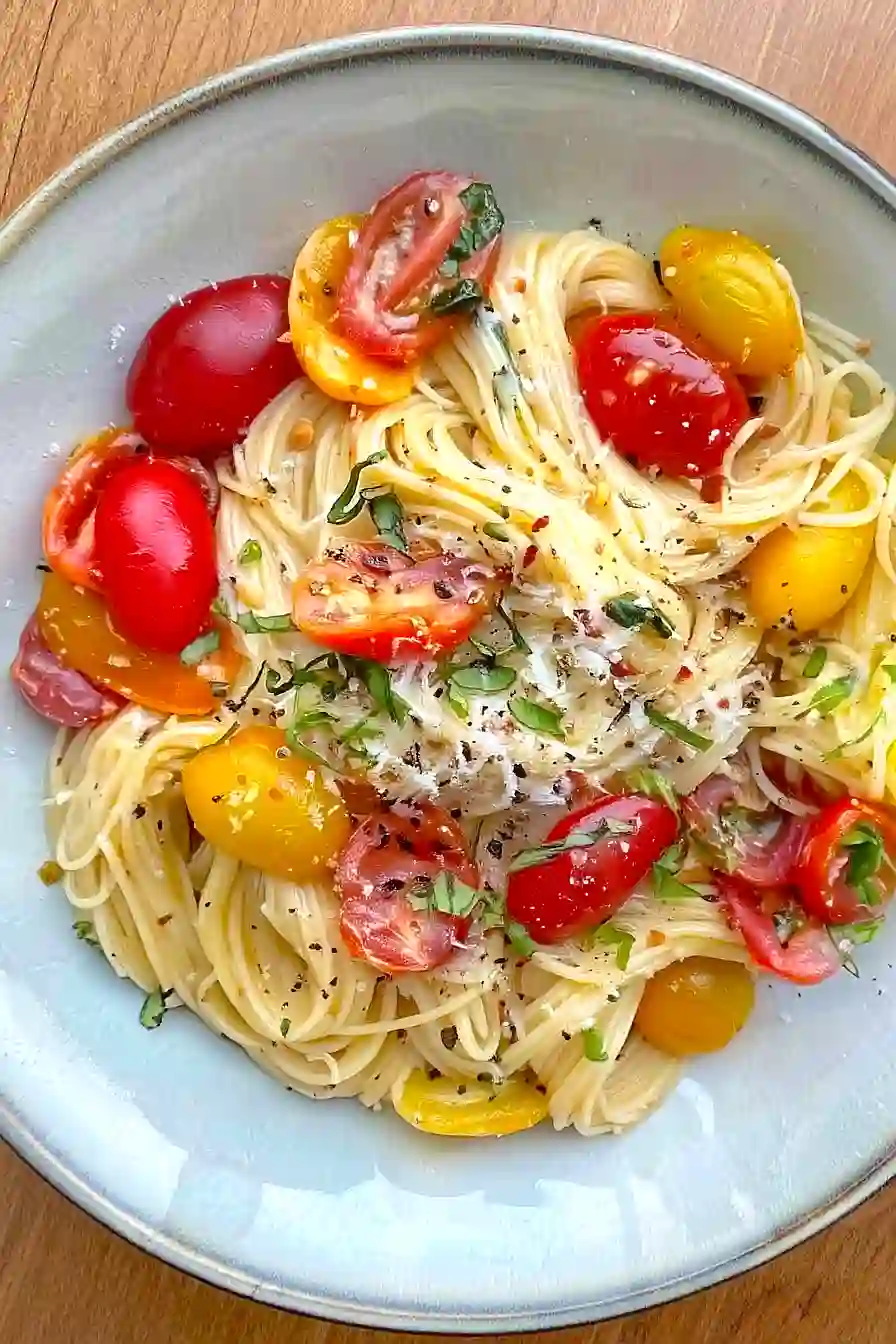 summer garden pasta