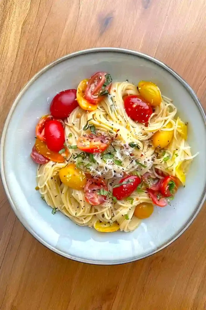 summer garden pasta