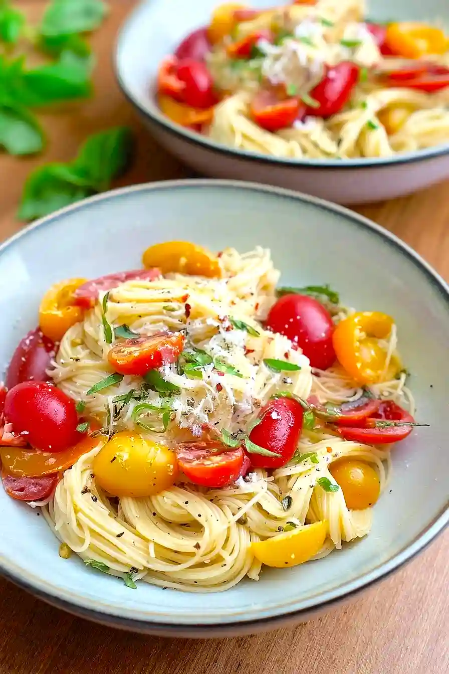 summer garden pasta