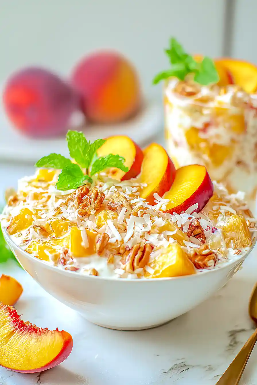 peach salad