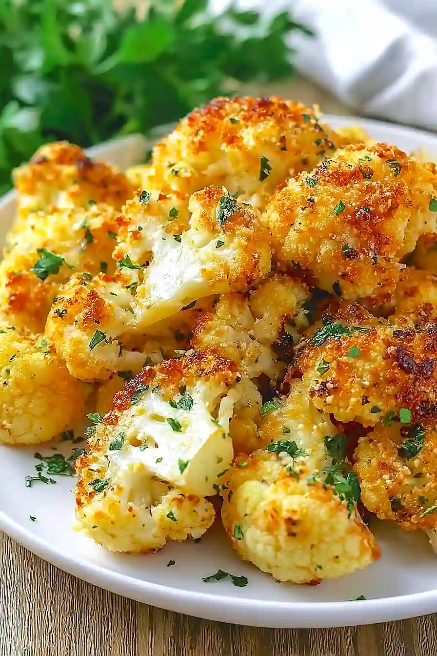 parmesan roasted cauliflower