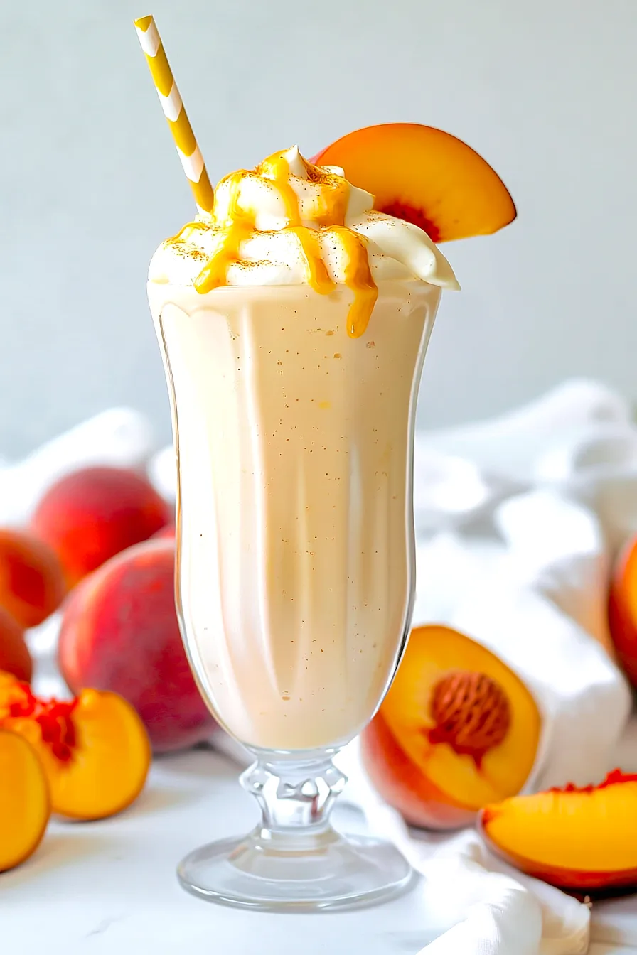 chick-fil-a peach milkshake