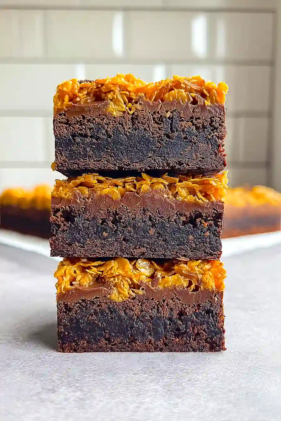 cornflake brownie bars