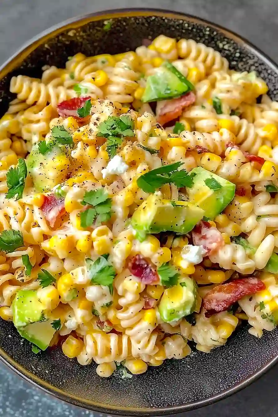 mexican street corn pasta salad