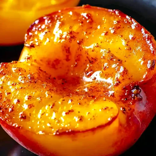 fried peaches
