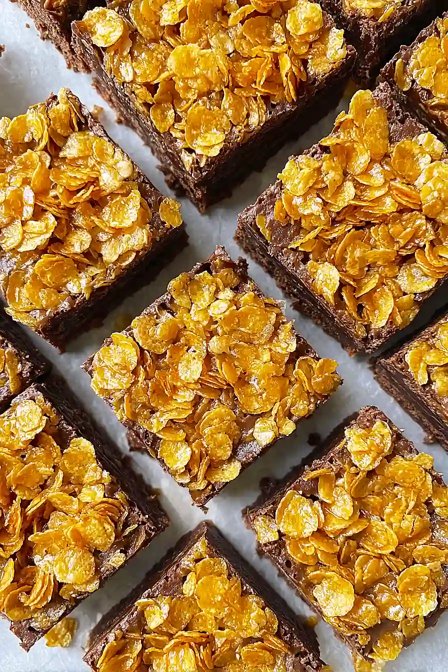 cornflake brownie bars