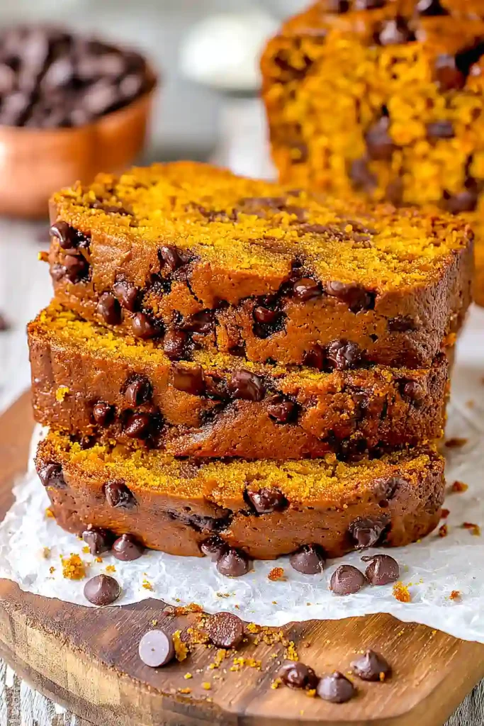 chocolate chip pumpkin bread