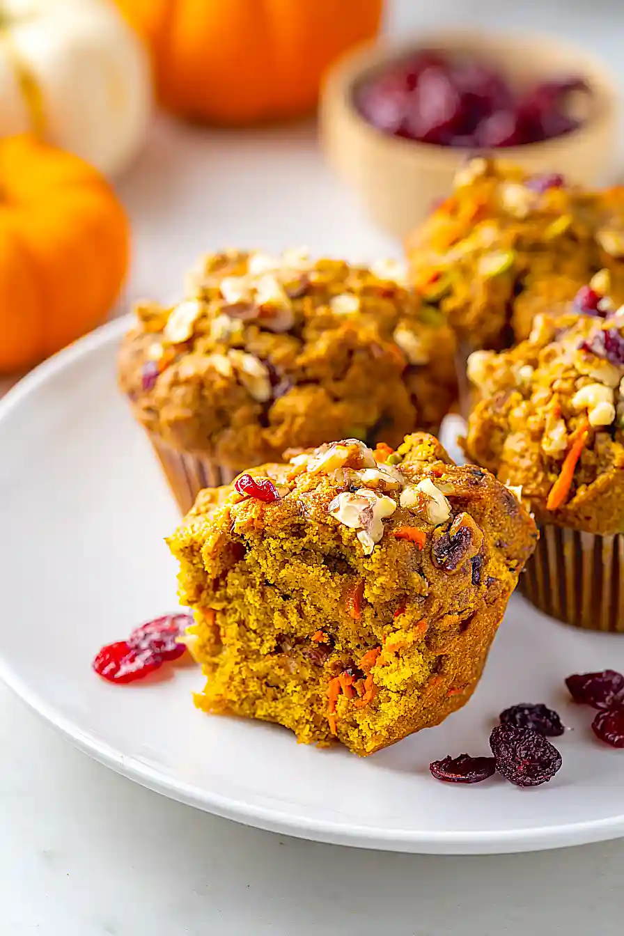 Breakfast pumpkin muffins