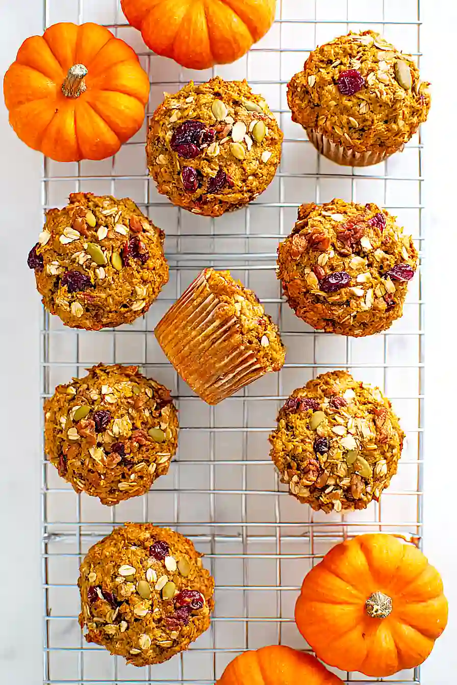 Breakfast pumpkin muffins