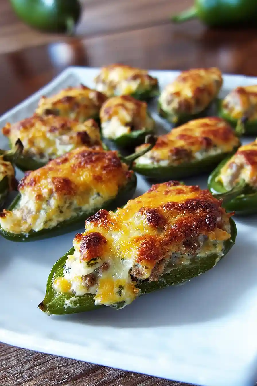Sausage Stuffed Jalapeños