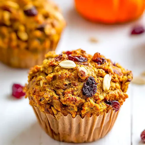 Breakfast pumpkin muffins