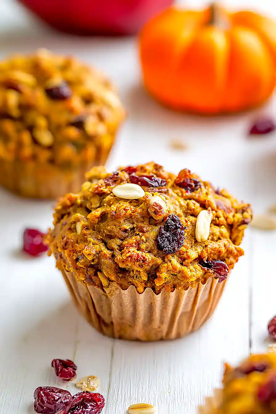 Breakfast pumpkin muffins