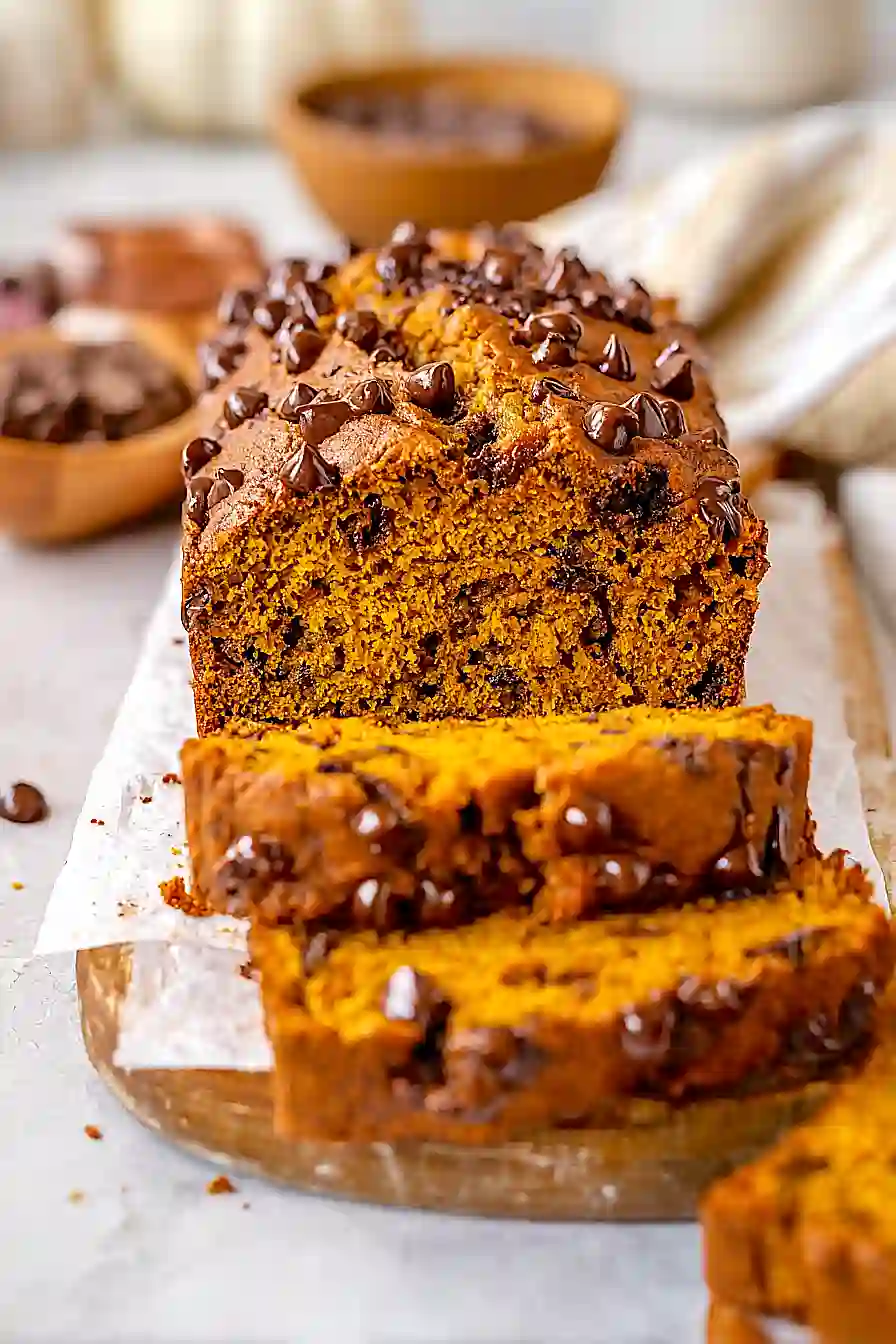 chocolate chip pumpkin bread