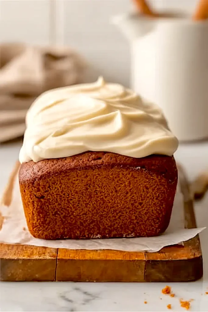 cream cheese pumpkin loaf