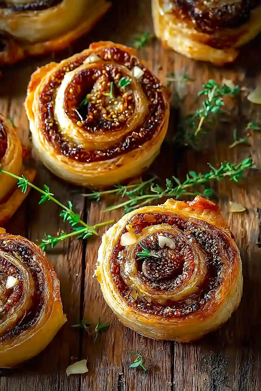 fig and goat cheese pinwheels