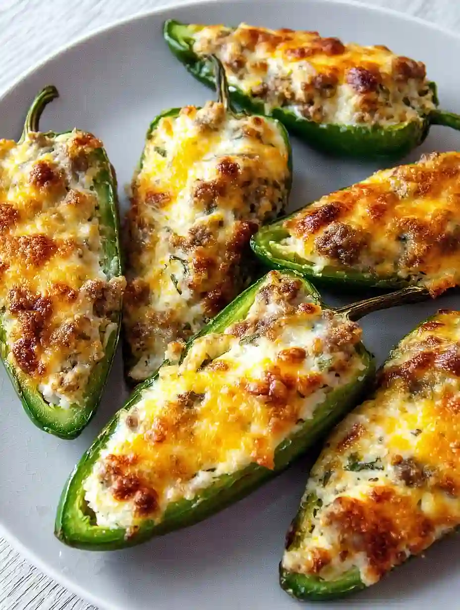 Sausage Stuffed Jalapeños