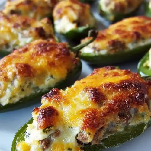 Sausage Stuffed Jalapeños