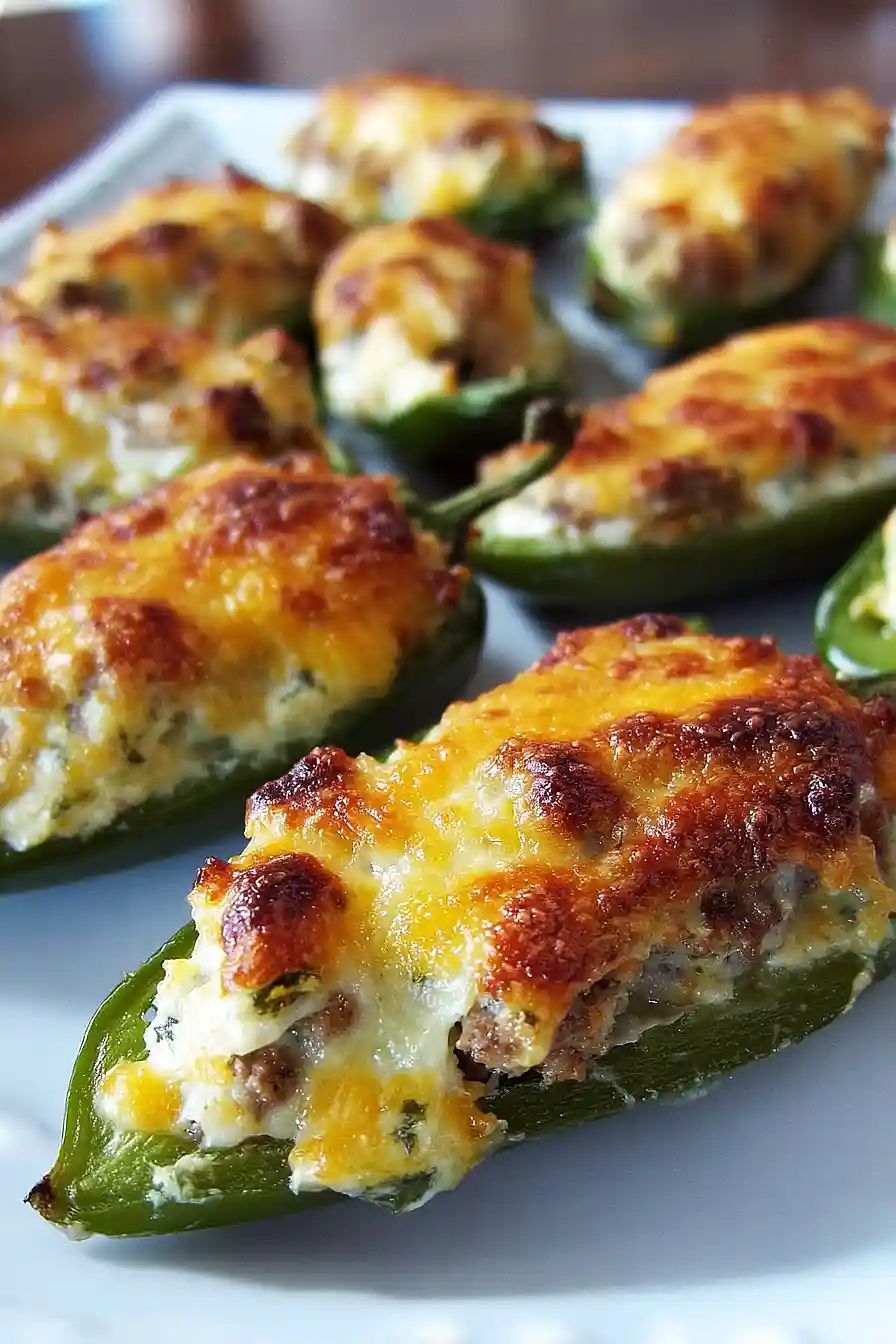 Sausage Stuffed Jalapeños