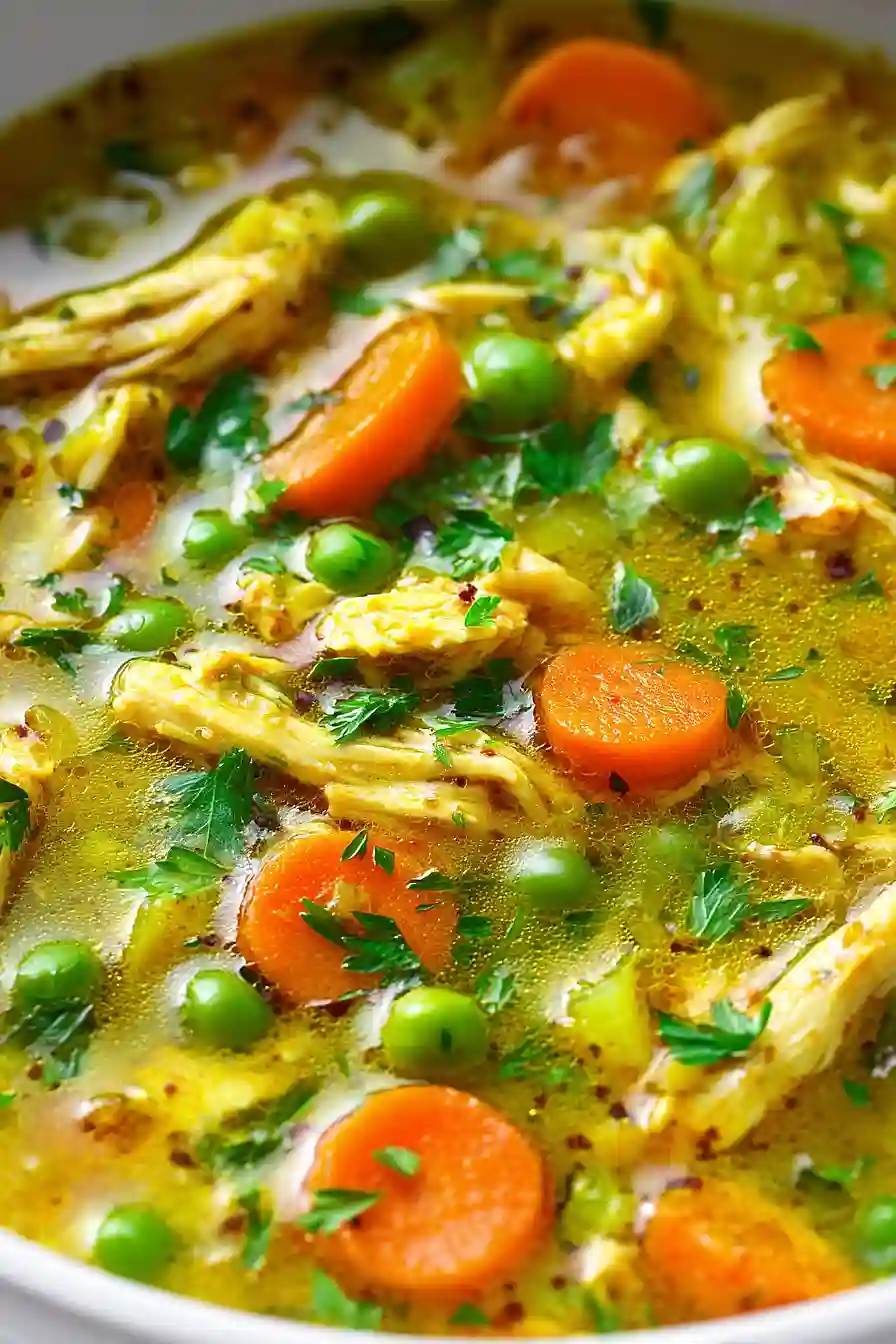 Anti Inflammatory Turmeric Chicken Soup