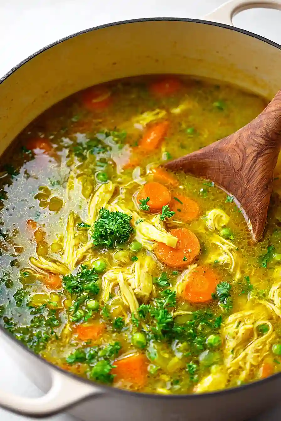 Anti Inflammatory Turmeric Chicken Soup