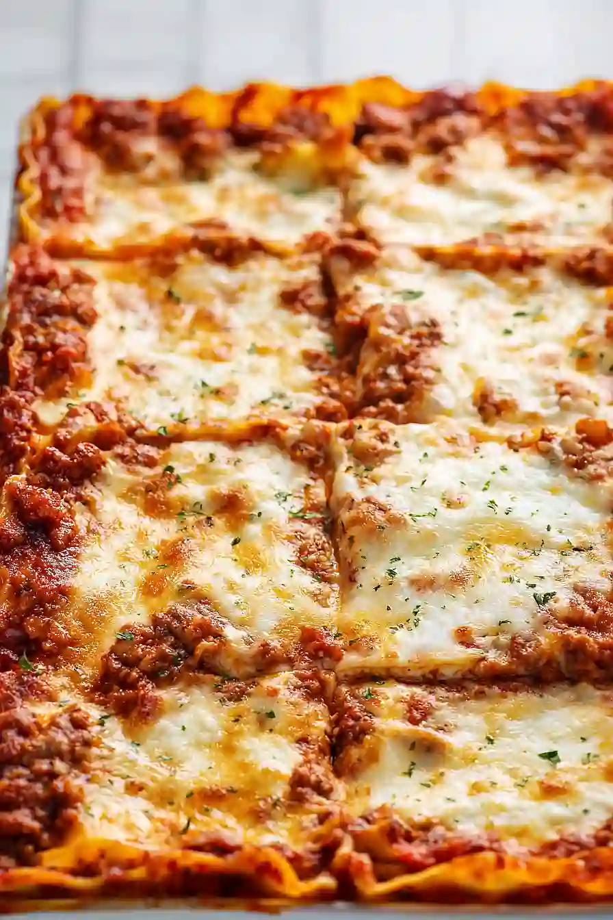 classic meat sauce lasagna