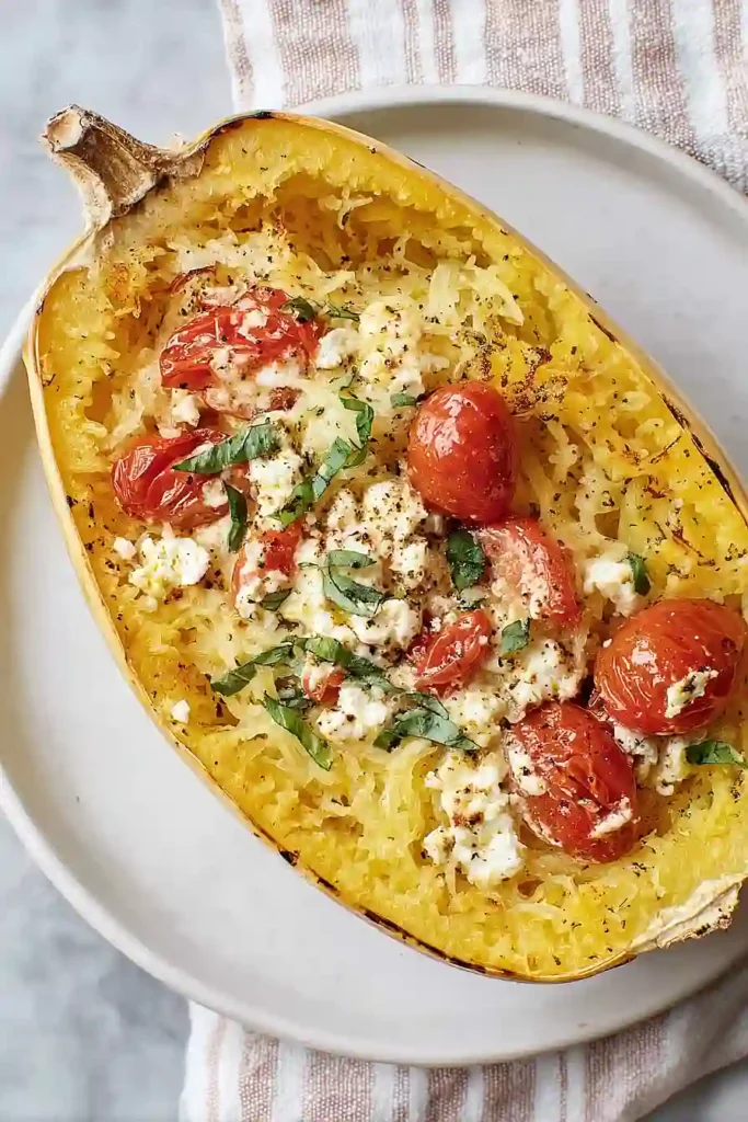 feta spaghetti squash