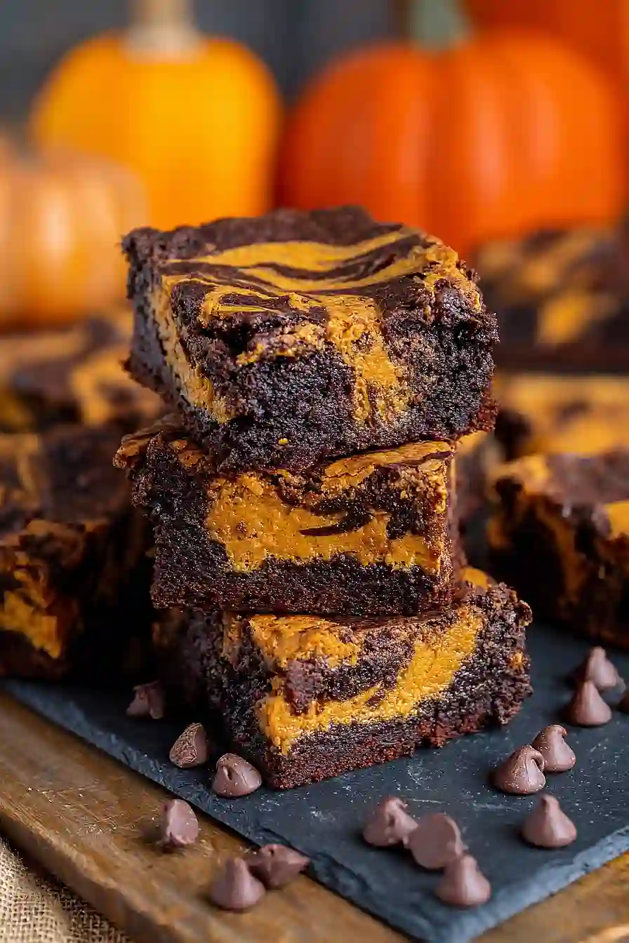 pumpkin brownies