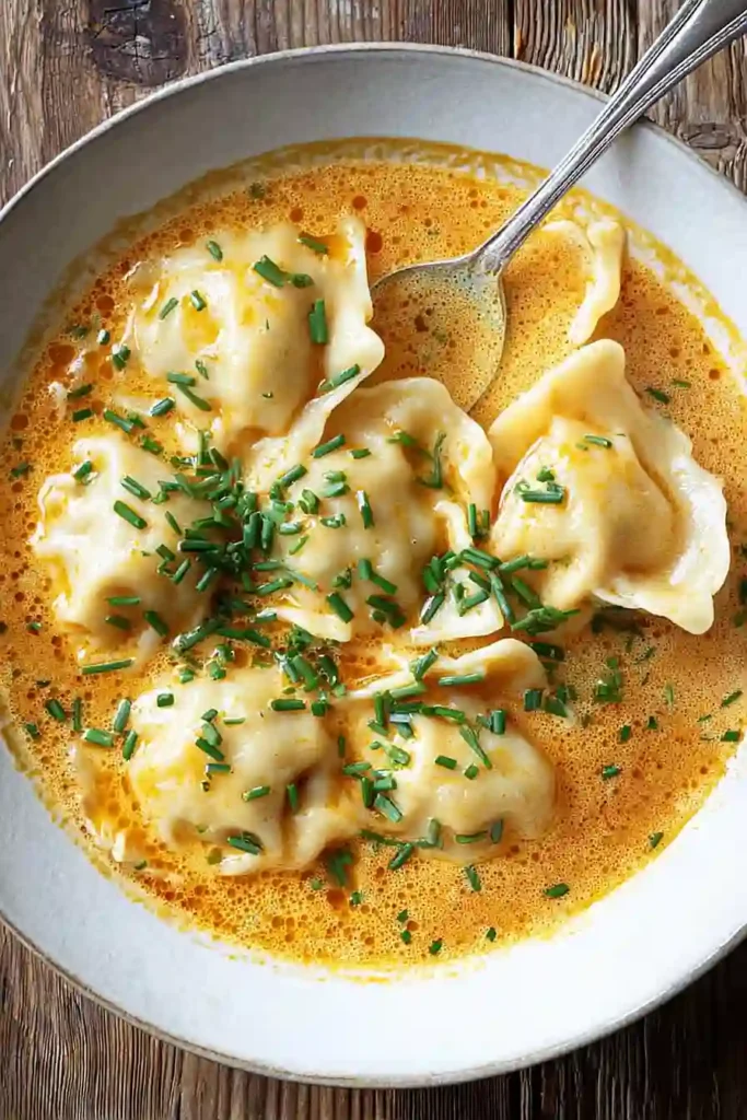 Thai Coconut Curry Dumpling Soup