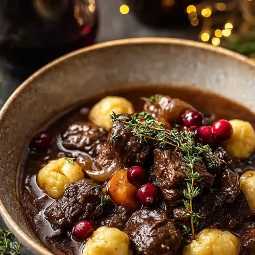 French Beef Stew with Red Wine