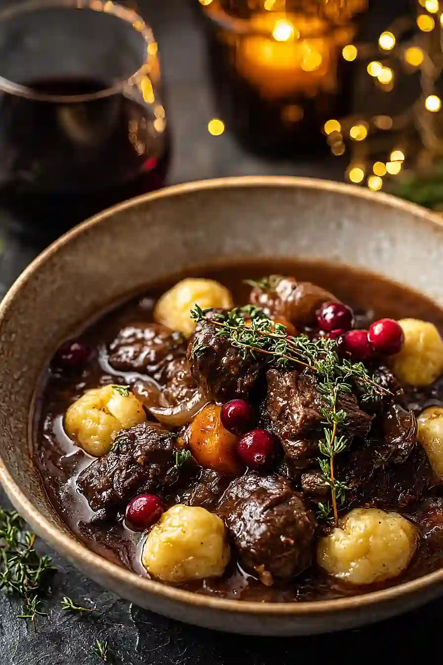 French Beef Stew with Red Wine