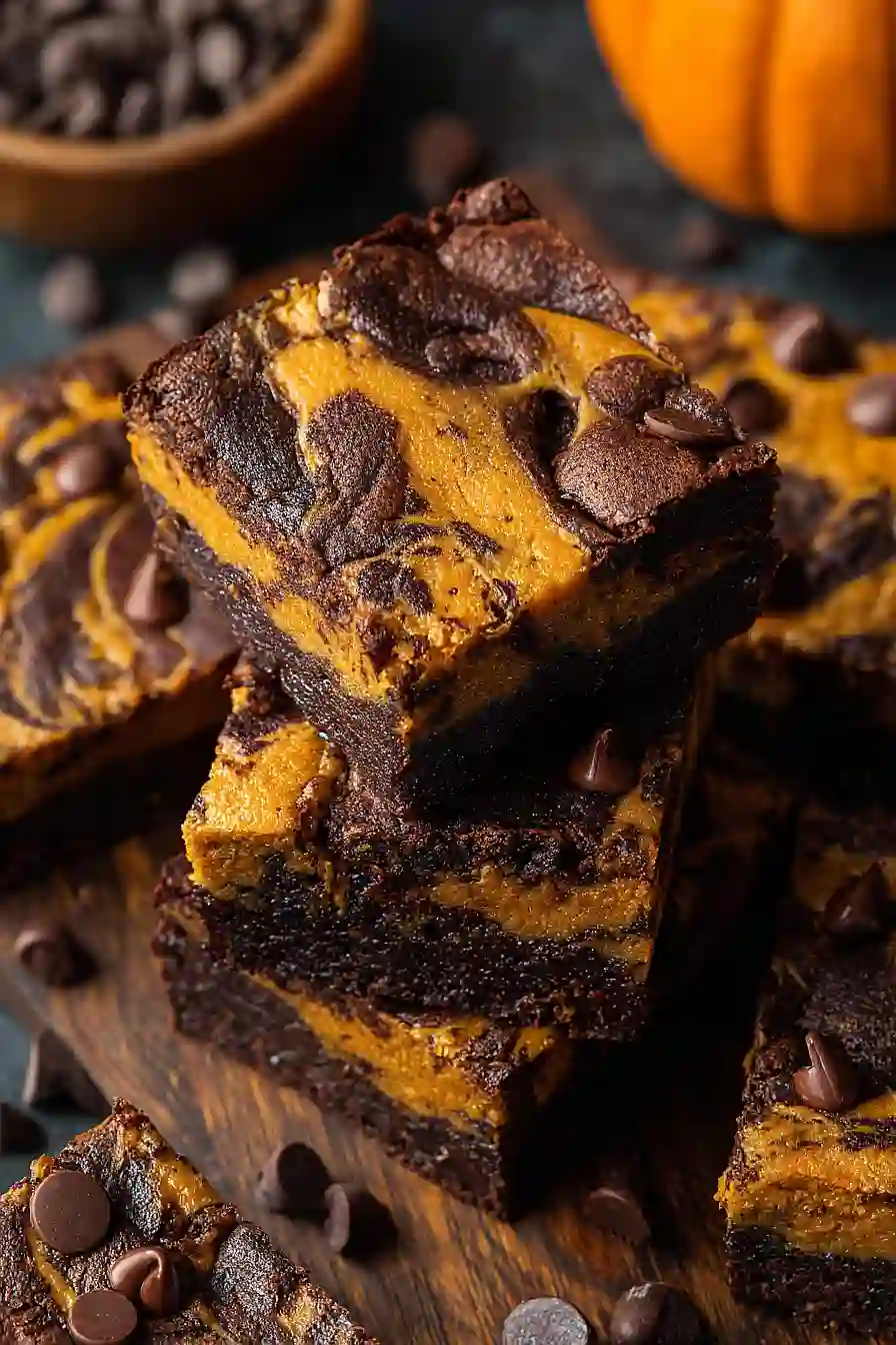 pumpkin brownies