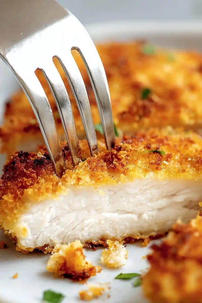 Air Fryer Parmesan Crusted Chicken