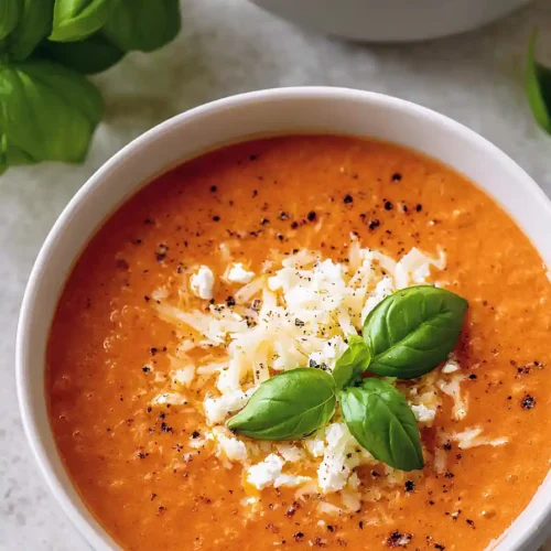 Cottage cheese Tomato Soup