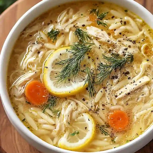 Greek Lemon Chicken Soup