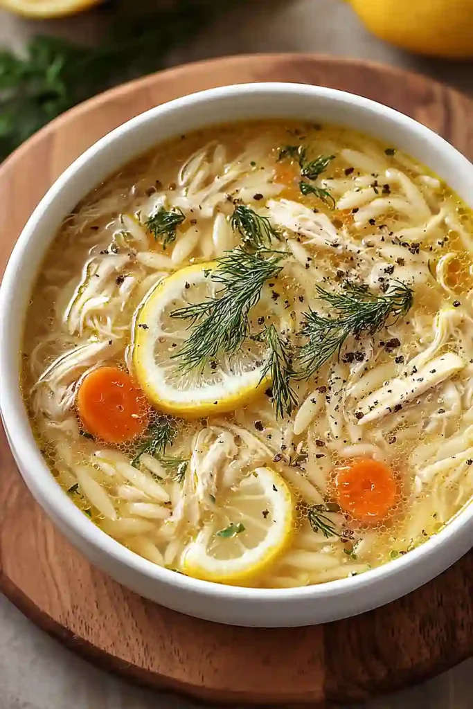 Greek Lemon Chicken Soup