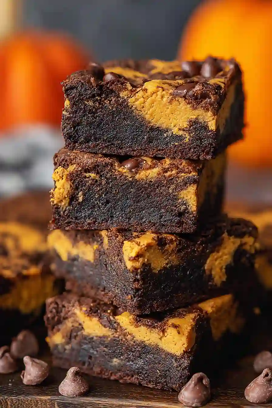 pumpkin brownies