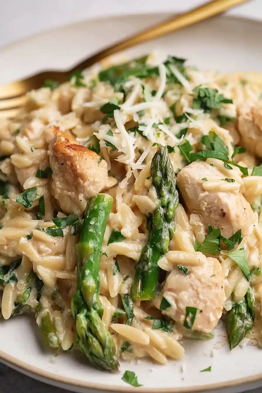 High Protein Chicken Orzo
