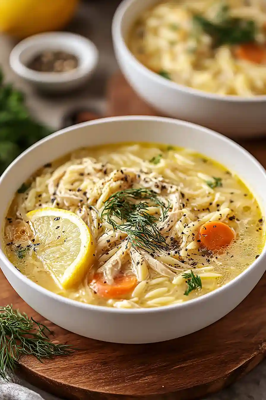 Greek Lemon Chicken Soup