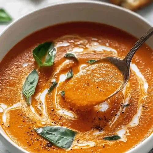 Roasted Tomato Soup with Gruyère Toasts