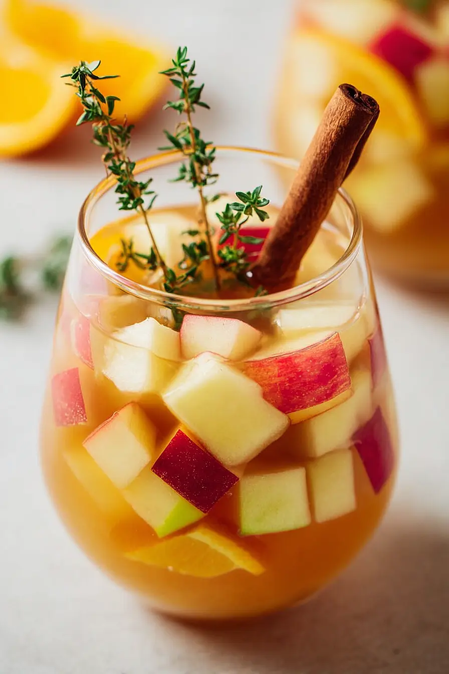 apple cider sangria