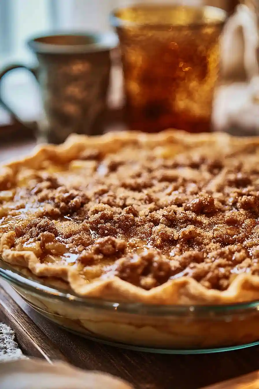 Maple Vanilla Walnut Pear Pie