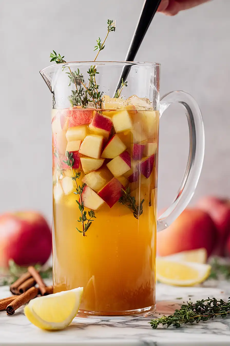 apple cider sangria
