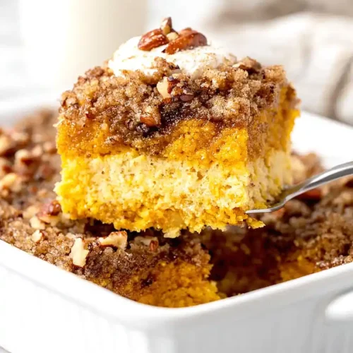 keto pumpkin dump cake