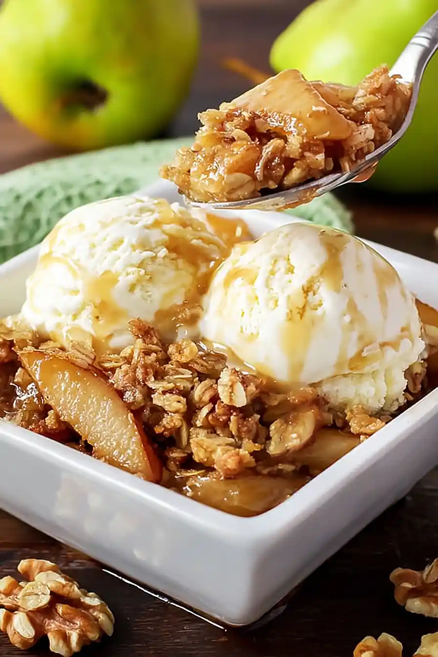 Pear & Walnut Crisp