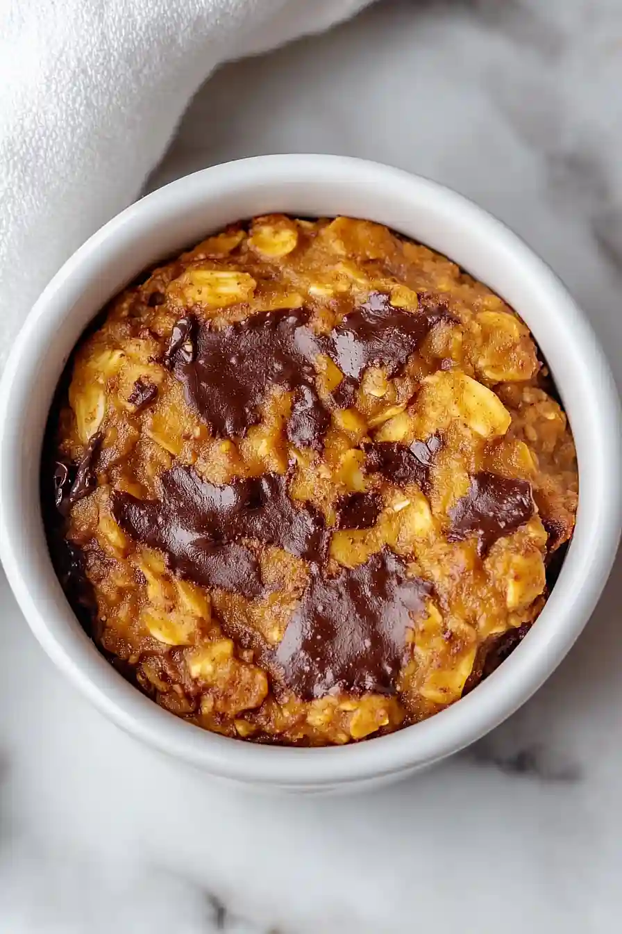 single serve pumpkin baked oatmeal